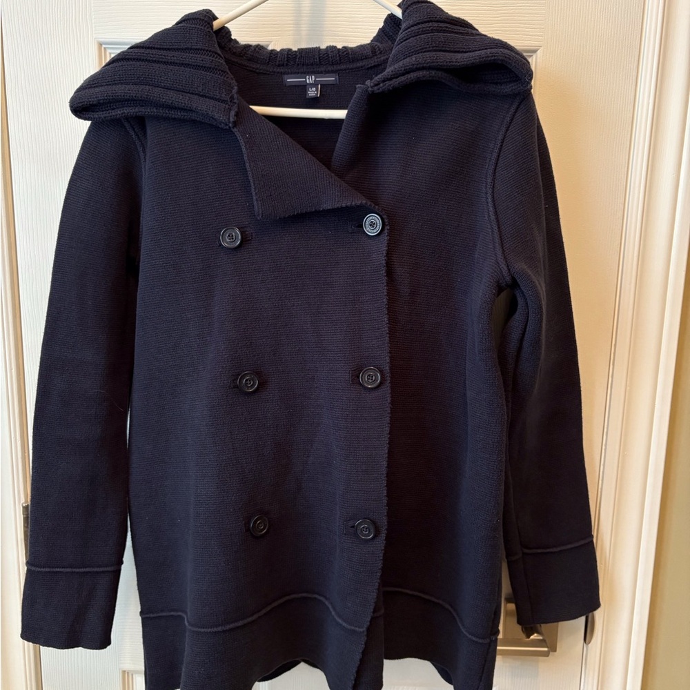 GAP Navy Blue Pea Sweater Coat